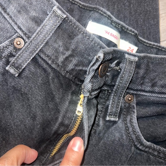 Levi’s 94’ Baggy Jeans Black Wash 24 - Picture 5 of 7